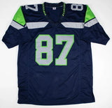 Noah Fant Signed Seattle Seahawks Jersey (Beckett) 2019 1st Round Draft Pick T.E
