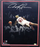 Dennis Rodman Autographed Framed 16x20 Photo Bulls Beckett Witness #W905141