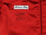 Richard Petty Signed NASCAR STP Red Zipper Uniform Jacket