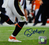 Courtland Sutton Signed Broncos 8x10 PF Photo Running w/ Ball- JSA W Auth *Blue