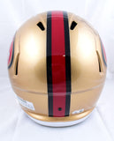 Patrick Willis Autographed F/S 96-08 49ers Speed Helmet w/DPOY - Beckett W Holo