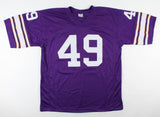 Ed Marinaro Signed Minnesota Vikings Jersey (RSA) Running Back & TV Star