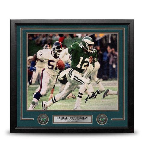 Randall Cunningham Philadelphia Eagles Autographed 11x14 Framed Photo Beckett