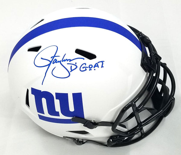 Lawrence Taylor Signed NY Giants Lunar Eclipse Replica Helmet W/D GOAT Beckett