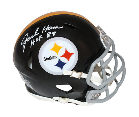 Jack Ham Autographed Pittsburgh Steelers TB 63-76 Mini Helmet Beckett 40495