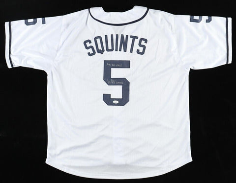 Chauncey Leopardi Signed Jersey / The Sandlot / "Squints" & "FOR EV-ERR! JSA COA