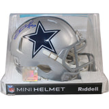 Zack Martin Autographed/Signed Dallas Cowboys Mini Helmet Beckett Witness 51037