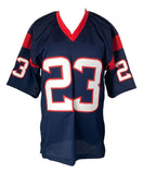 Arian Foster Houston Signed Navy Blue Football Jersey JSA