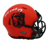 Joe Thomas Signed Cleveland Browns Speed Rave NFL Mini Helmet