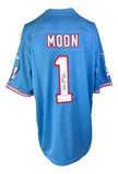 Warren Moon Signed Houston Oilers Nike Game Replica Jersey HOF 06 Inscribed BAS