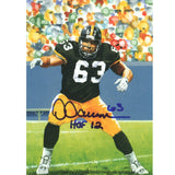 Butler Dawson Doleman Kennedy Martin Roaf NFL HOF 2012 Signed GLAC Set 57813