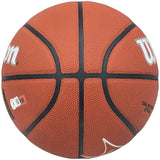 TONY PARKER AUTOGRAPHED AUTHENTIC LEATHER SPURS BASKETBALL SPURS BECKETT 222837