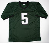 Donovan McNabb Signed Philadelphia Eagles Green Jersey (JSA) 6xPro Bowl Q.B.
