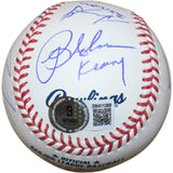 Sandlot Signed Babe Ruth OML Baseball Renna +7 Character Name Beckett 50337