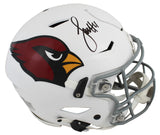 Cardinals Larry Fitzgerald Signed Speed Flex Full Size Helmet W/ Case BAS Wit