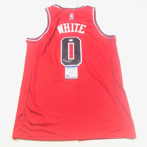 Coby White Signed Jersey PSA/DNA Chicago Bulls Autographed