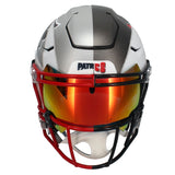 Tom Brady Autographed Patriots / Bucs FSM Mashup Speed Flex Helmet Fanatics