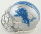 David Montgomery Signed Detroit Lions Speed Mini Helmet (Beckett) Iowa State RB