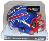 O.J. Simpson Autographed/Signed Buffalo Bills Flash Mini Helmet JSA 36658