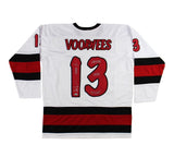 Ari Lehman Signed Friday the 13th Custom White Jersey - Crystal Lake Killer Insc