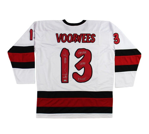 Ari Lehman Signed Friday the 13th Custom White Jersey - Crystal Lake Killer Insc