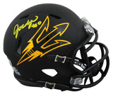 Arizona State Jordyn Tyson Authentic Signed Black Speed Mini Helmet BAS Witness