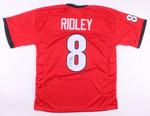 Riley Ridley Signed Georgia Bulldogs Jersey (JSA COA) Chicago Bear 2019 Draft Pk