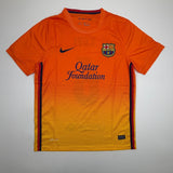 Autographed/Signed Xavi Hernandez Barcelona Orange Jersey Beckett BAS COA