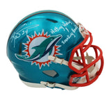 Ricky Williams Signed Miami Dolphins Speed Flash Mini Helmet - Hitting Hole/Smok