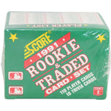 1991 Score Baseball Rookies and Traded Factory Sealed Set 110 Cards 56573
