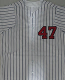 Twins JACK MORRIS Signed Custom Replica Minnesota Pinstripe Jersey AUTO - JSA
