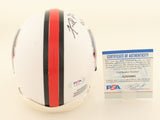 Fred Biletnikoff Signed HOF Logo Mini Helmet "HOF 88"(PSA COA) Oakland Raider WR