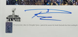 RUSSELL WILSON AUTOGRAPHED FRAMED PANORAMIC SEAHAWKS SUPER BOWL RW HOLO 191200