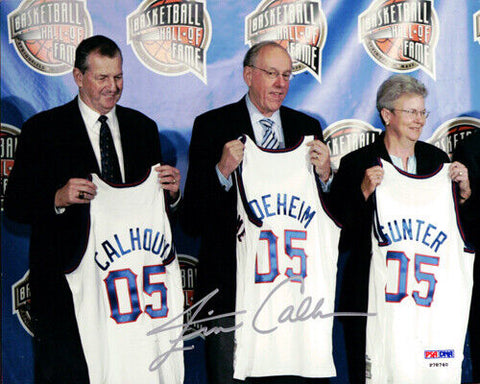 Jim Calhoun Autographed Signed 8x10 Photo UConn Huskies PSA/DNA #P78740