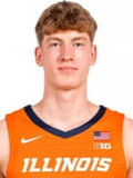 Kasparas Jakucionis Signed Illinois Fighting Illini Jersey (JSA COA) Miami Heat