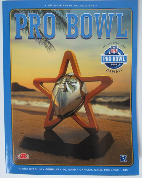2008 NFL Pro Bowl Program Hawaii 2/10/08 Adrian Peterson MVP 146093