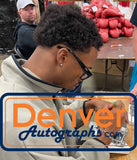 Garrett Wilson Autographed New York Jets Slate Mini Helmet FAN 44940