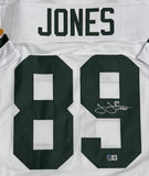 JAMES JONES Signed Replica White Jersey - Green Bay Packers - JSA