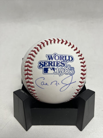 Cal Ripken Jr. Autographed Official 1983 World Series Baseball, Fanatics Auth