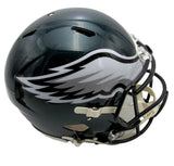 DeVonta Smith Eagles Signed Full Size SB LIX Logo Authentic Helmet Beckett 13381