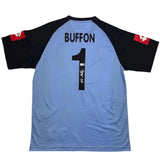 Autographed/Signed Gianluigi Buffon Juventus Blue Jersey Beckett BAS COA