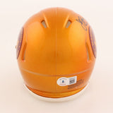 John Riggins Signed Washington Redskins Mini Helmet (Beckett/Super Bowl XVII MVP