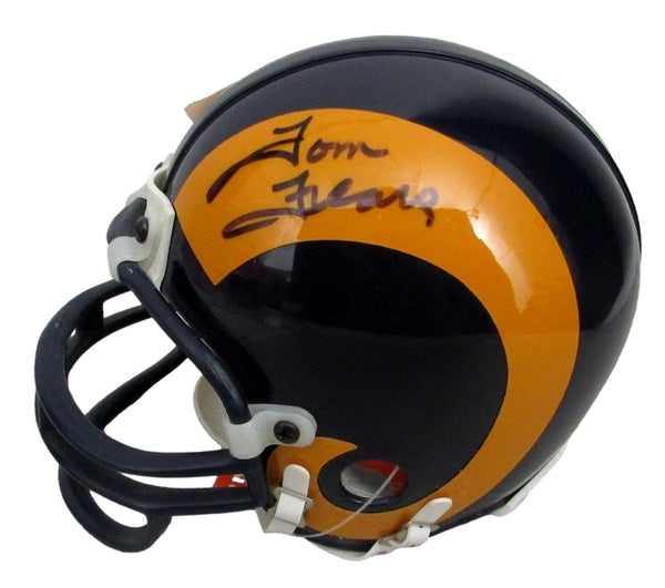 Tom Fears HOF Los Angeles Rams Autographed/Signed Mini Helmet PSA/DNA 213376