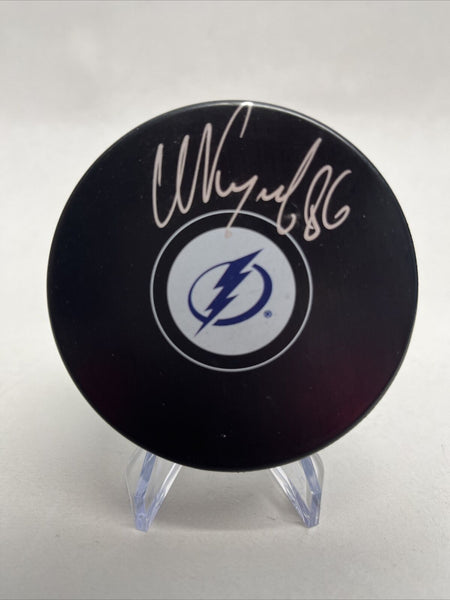 Nikita Kucherov Tampa Bay Lightning Autographed Official Game Puck, Fan Cert