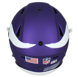 Justin Jefferson Autographed Vikings 2023 Tribute Speedflex Helmet Beckett