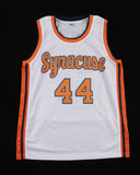Derrick Coleman Signed Syracuse White Jersey (JSA COA) #1 Pick 1990 New Jersey