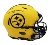 Terry Bradshaw Signed Pittsburgh Steelers Speed Authentic Rave NFL Helmet