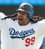 Manny Ramirez Signed Los Angeles Dodgers Career Highlight Jersey (Beckett)
