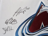 2022 Colorado Avalanche Team Signed Adidas White 54 Jersey 19 Sigs FAN 37796