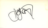 Detlef Schrempf Autographed Seattle Seahawks Index Card Beckett 45346